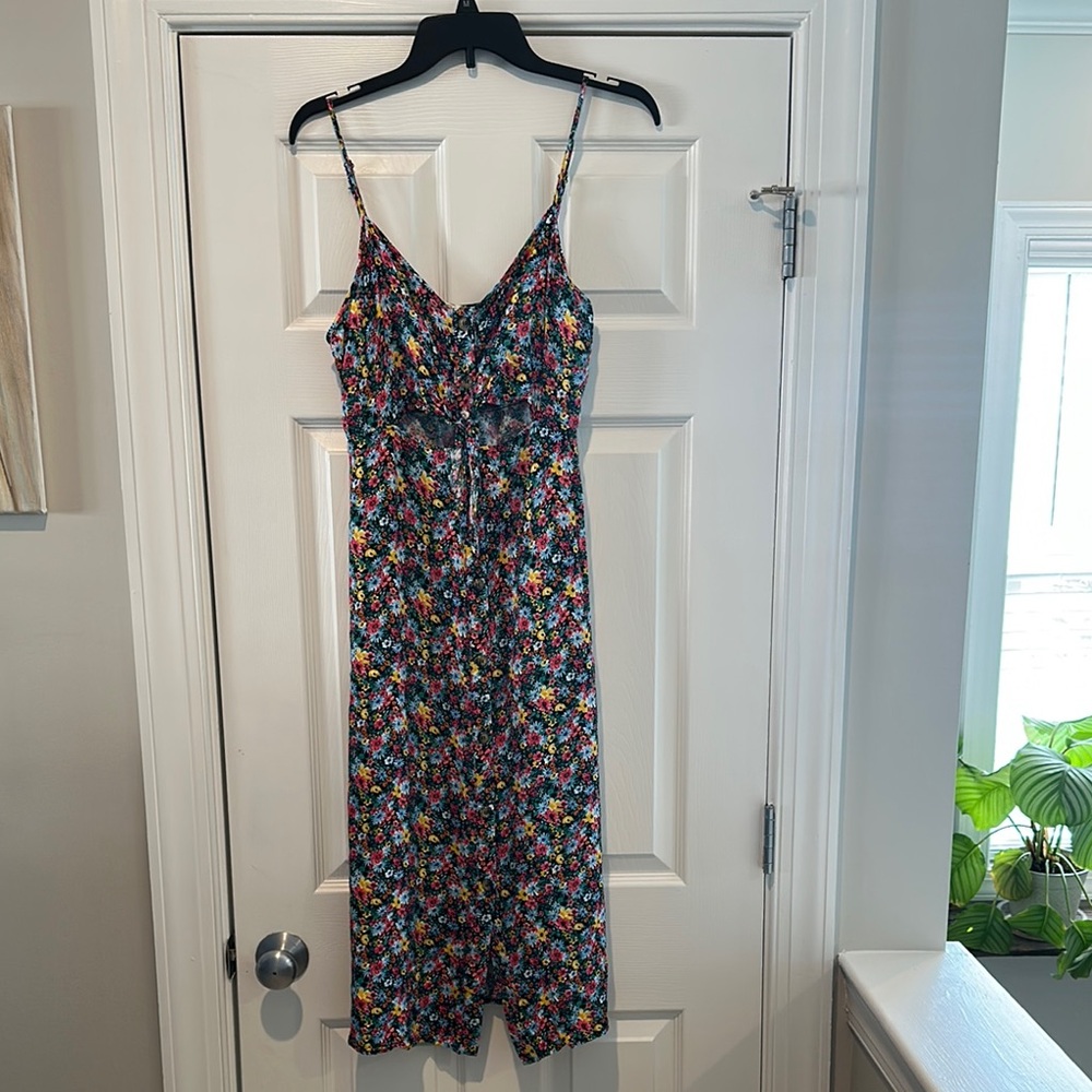 Floral Spaghetti Strap Dress